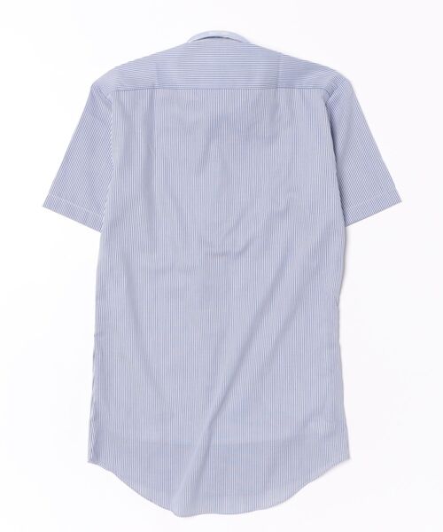 TOKYO SHIRTS(トウキョウシャツ)の「【Layered Cool】【吸水速乾】 形態安定ノンアイロン ボタンダウン 半袖ビジネスワイシャツ(ビジネスシャツ・メンズ・ブルー・首回り37cm/首回り39cm/首回り41cm/首回り42cm/首回り43cm)」の7枚目の写真