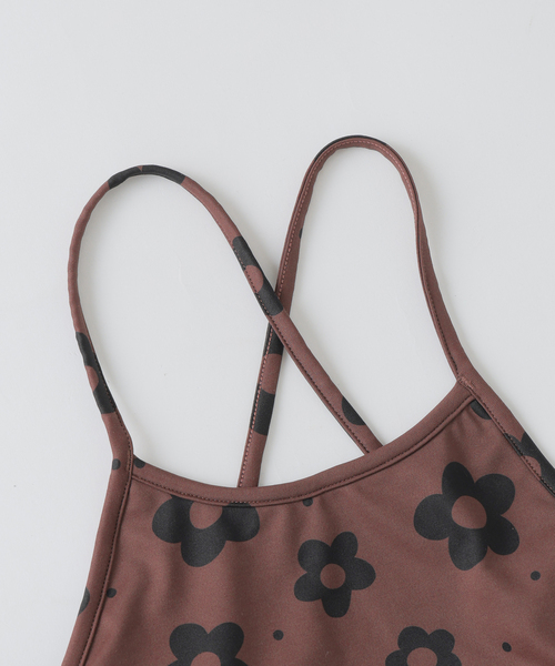 IENA ENFANT(イエナアンファン)の「【myriam swim/ミリアムスイム】 Cropped High NeckTop(大人サイズ)(水着・レディース・ブラウン・SMALL)」の6枚目の写真