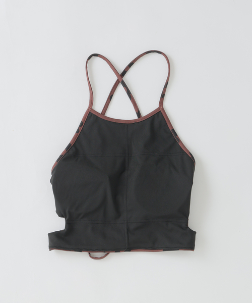 IENA ENFANT(イエナアンファン)の「【myriam swim/ミリアムスイム】 Cropped High NeckTop(大人サイズ)(水着・レディース・ブラウン・SMALL)」の10枚目の写真