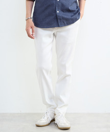 MEN'S MELROSE | ハイストレッチスリムテーパードパンツ(チノパンツ)