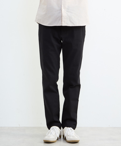 MEN'S MELROSE(メンズメルローズ)の「ハイストレッチスリムテーパードパンツ(チノパンツ・メンズ・ホワイト/ネイビー/ブラック・3/4/5/2)」の6枚目の写真