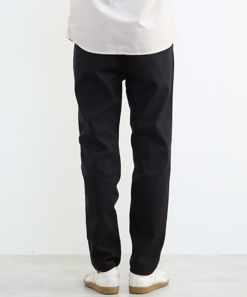 MEN'S MELROSE(メンズメルローズ)の「ハイストレッチスリムテーパードパンツ(チノパンツ・メンズ・ホワイト/ネイビー/ブラック・3/4/5/2)」の8枚目の写真