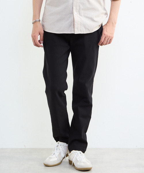 MEN'S MELROSE(メンズメルローズ)の「ハイストレッチスリムテーパードパンツ(チノパンツ・メンズ・ホワイト/ネイビー/ブラック・3/4/5/2)」の14枚目の写真