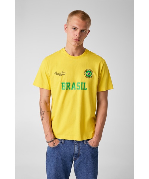 GUESS JEANS(ゲスジーンズ)の「GUESS JEANS World Cup Tee Tシャツ 半袖 ワールドカップ(Tシャツ/カットソー・メンズ・ホワイト×ブルー/レッド/ブルー/イエロー×グリーン/ホワイト・X-LARGE/SMALL/XX-LARGE/LARGE/MEDIUM)」の19枚目の写真