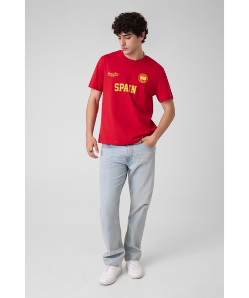 GUESS JEANS(ゲスジーンズ)の「GUESS JEANS World Cup Tee Tシャツ 半袖 ワールドカップ(Tシャツ/カットソー・メンズ・ホワイト×ブルー/レッド/ブルー/イエロー×グリーン/ホワイト・X-LARGE/SMALL/XX-LARGE/LARGE/MEDIUM)」の6枚目の写真