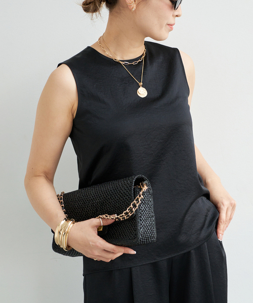 新品タグ付 Deuxieme Classe Minimal Satin ブラウス Minimal Satin ブラウス（シャツ/ブラウス）｜Deuxieme Classe