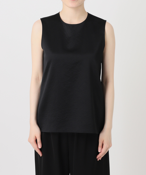 Deuxieme Classe（ドゥーズィエムクラス）の「Minimal Satin ブラウス（シャツ/ブラウス・レディース・ホワイト/ブラック・FREE）」の22枚目の写真