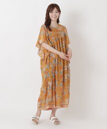 リゾート サーカス柄ワンピース