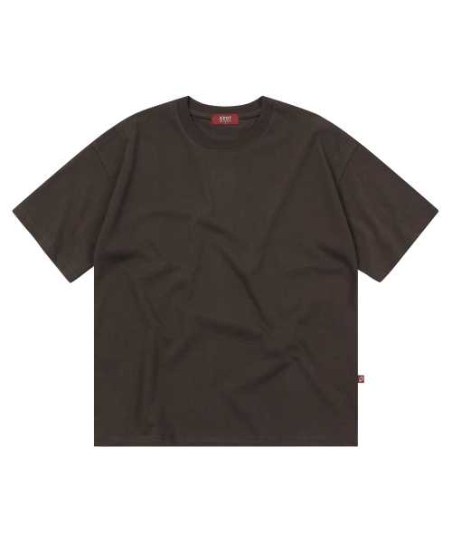 S'EST(エスイーエスティー)の「Bio Washing Crop T-shirts Dark Brown(Tシャツ/カットソー・メンズ・ダークブラウン・SMALL/MEDIUM/LARGE)」の1枚目の写真