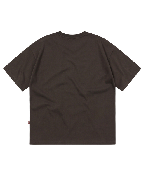 S'EST(エスイーエスティー)の「Bio Washing Crop T-shirts Dark Brown(Tシャツ/カットソー・メンズ・ダークブラウン・SMALL/MEDIUM/LARGE)」の2枚目の写真