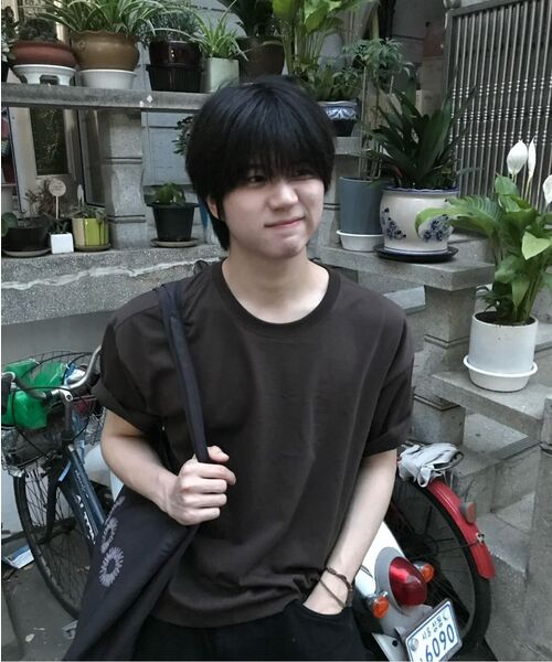 S'EST(エスイーエスティー)の「Bio Washing Crop T-shirts Dark Brown(Tシャツ/カットソー・メンズ・ダークブラウン・SMALL/MEDIUM/LARGE)」の3枚目の写真