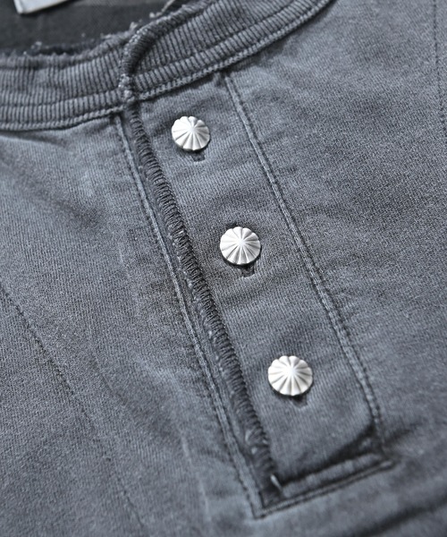 SILVER BULLET(シルバーバレット)の「『SILVER BULLET SELECT AP/シルバーバレットセレクト』フェイクレイヤードヘンリーネックTEE(Tシャツ/カットソー・メンズ・ライトグレー/ブラック/ホワイト・L/M)」の15枚目の写真