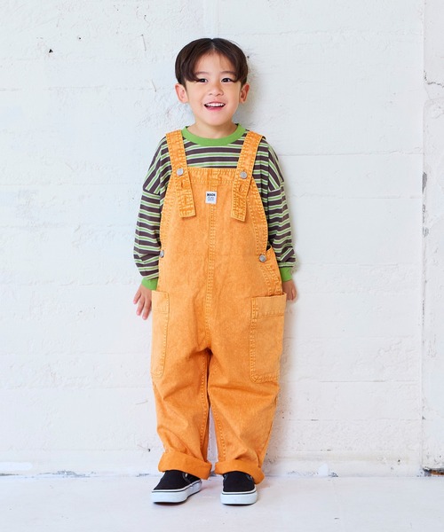 [MARKEY'S] 마키즈 선염 스트라이프 긴팔 티셔츠 브라운계열