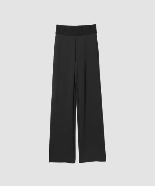 ESTNATION(エストネーション)の「ESSENCEOFLUXURY / ウエストリブパンツ(その他パンツ・レディース・ブラック・36/38)」の1枚目の写真