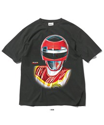 HG250160 スーパー戦隊 × ホームゲーム 【HOMEGAME】 - 半袖Tシャツ 1989 レッドターボ TEE