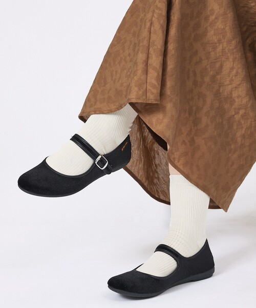 ALBEROLA(アルベローラ)の「【ALBEROLA / アルベローラ】ベロア メリージェーン/バレエシューズ/ベロア(バレエシューズ・レディース・ブラウン/ブラック・23/22/25/24)」の14枚目の写真