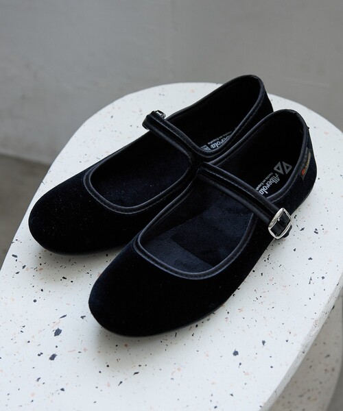 ALBEROLA(アルベローラ)の「【ALBEROLA / アルベローラ】ベロア メリージェーン/バレエシューズ/ベロア(バレエシューズ・レディース・ブラウン/ブラック・23/22/25/24)」の18枚目の写真