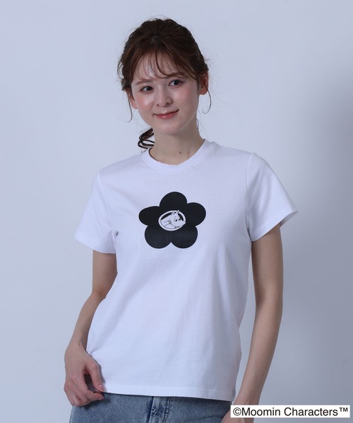 MOOMIN×MQベーシック Tシャツ（Tシャツ/カットソー）｜MARY QUANT