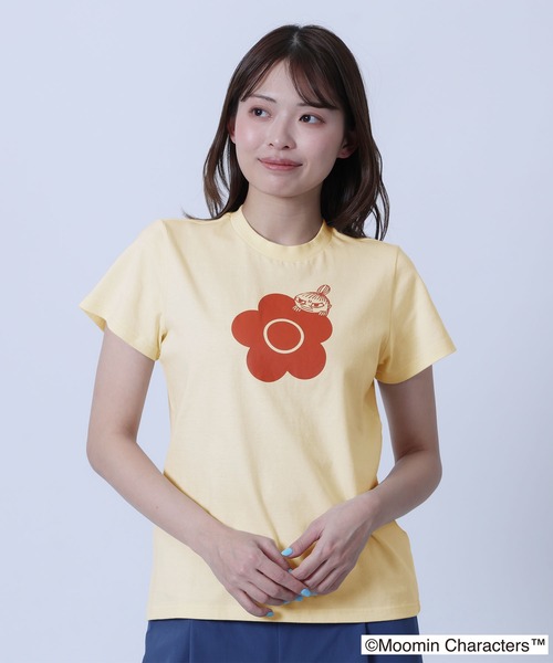 MARY QUANT(マリークワント)の「MOOMIN×MQベーシック Tシャツ(Tシャツ/カットソー・レディース・グリーン/ホワイト/アイボリー・M)」の2枚目の写真