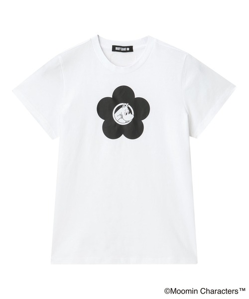 MARY QUANT(マリークワント)の「MOOMIN×MQベーシック Tシャツ(Tシャツ/カットソー・レディース・グリーン/ホワイト/アイボリー・M)」の4枚目の写真
