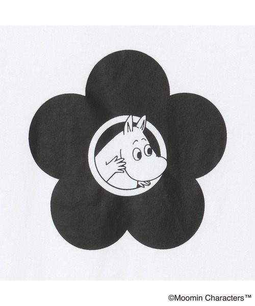 MARY QUANT(マリークワント)の「MOOMIN×MQベーシック Tシャツ(Tシャツ/カットソー・レディース・グリーン/ホワイト/アイボリー・M)」の6枚目の写真
