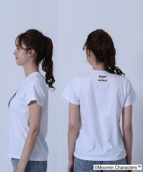 MARY QUANT(マリークワント)の「MOOMIN×MQベーシック Tシャツ(Tシャツ/カットソー・レディース・グリーン/ホワイト/アイボリー・M)」の8枚目の写真
