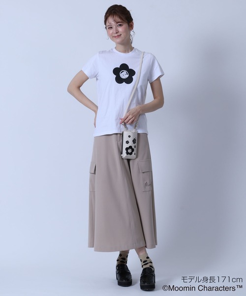 MARY QUANT(マリークワント)の「MOOMIN×MQベーシック Tシャツ(Tシャツ/カットソー・レディース・グリーン/ホワイト/アイボリー・M)」の9枚目の写真