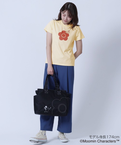 MARY QUANT(マリークワント)の「MOOMIN×MQベーシック Tシャツ(Tシャツ/カットソー・レディース・グリーン/ホワイト/アイボリー・M)」の15枚目の写真