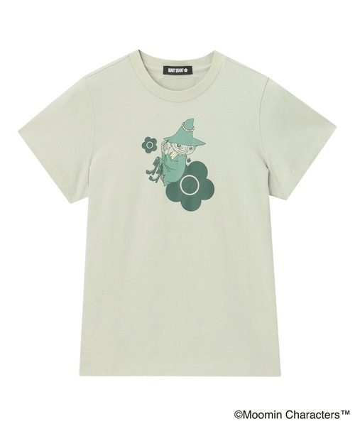 MARY QUANT(マリークワント)の「MOOMIN×MQベーシック Tシャツ(Tシャツ/カットソー・レディース・グリーン/ホワイト/アイボリー・M)」の17枚目の写真