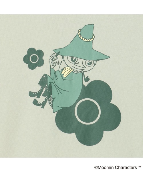 MARY QUANT(マリークワント)の「MOOMIN×MQベーシック Tシャツ(Tシャツ/カットソー・レディース・グリーン/ホワイト/アイボリー・M)」の19枚目の写真