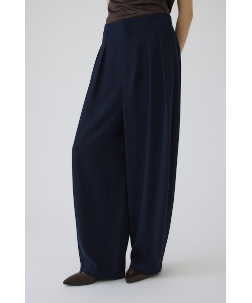 RIM.ARK(リムアーク)の「Georgette tuck PT(ジョーゼットタックパンツ)(その他パンツ・レディース・カーキ/ネイビー/ブラック・38/36)」の3枚目の写真