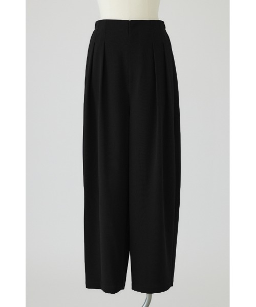 RIM.ARK(リムアーク)の「Georgette tuck PT(ジョーゼットタックパンツ)(その他パンツ・レディース・カーキ/ネイビー/ブラック・38/36)」の2枚目の写真