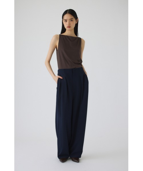 RIM.ARK(リムアーク)の「Georgette tuck PT(ジョーゼットタックパンツ)(その他パンツ・レディース・カーキ/ネイビー/ブラック・38/36)」の21枚目の写真