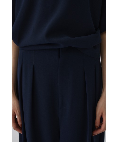 RIM.ARK(リムアーク)の「Georgette tuck PT(ジョーゼットタックパンツ)(その他パンツ・レディース・カーキ/ネイビー/ブラック・38/36)」の10枚目の写真