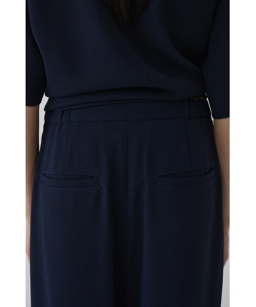 RIM.ARK(リムアーク)の「Georgette tuck PT(ジョーゼットタックパンツ)(その他パンツ・レディース・カーキ/ネイビー/ブラック・38/36)」の9枚目の写真