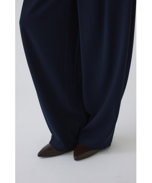 RIM.ARK(リムアーク)の「Georgette tuck PT(ジョーゼットタックパンツ)(その他パンツ・レディース・カーキ/ネイビー/ブラック・38/36)」の5枚目の写真
