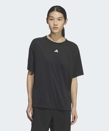トレーニング エッセンシャルズ プラス ルーズフィット ミッドレギュラー レングス 半袖Tシャツ / アディダス adidas