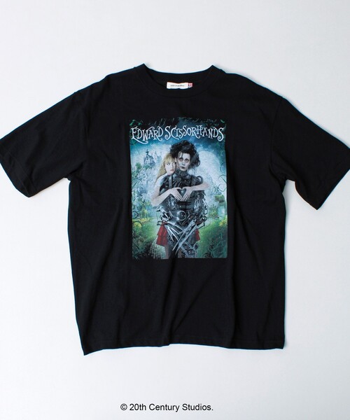 GOOD ROCK SPEED（グッドロックスピード）の「【GOOD ROCK SPEED】『シザーハンズ』半袖プリントTシャツ（Tシャツ/カットソー・メンズ・ホワイト/ブラック・L/M）」の2枚目の写真