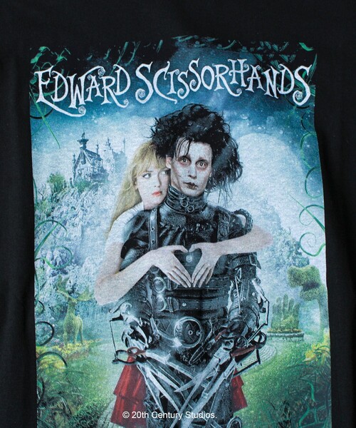 GOOD ROCK SPEED（グッドロックスピード）の「【GOOD ROCK SPEED】『シザーハンズ』半袖プリントTシャツ（Tシャツ/カットソー・メンズ・ホワイト/ブラック・L/M）」の4枚目の写真