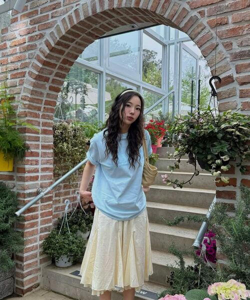 MTTIRE(マティレ)の「Essence T-shirt / Sky Blue(Tシャツ/カットソー・レディース・その他・MEDIUM/LARGE/X-LARGE/SMALL)」の7枚目の写真