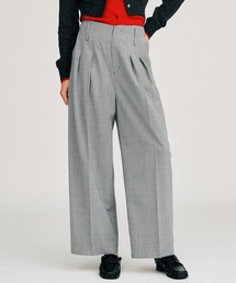 PRANK PROJECT | 【2026Autumn Pre-Order】ピンチェックコクーンパンツ / Pin Check Cocoon Pants(スラックス)