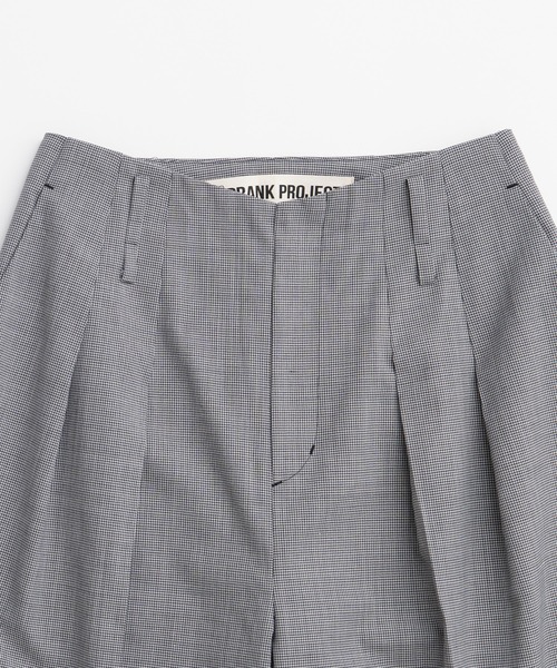 PRANK PROJECT（プランクプロジェクト）の「【2026Autumn Pre-Order】ピンチェックコクーンパンツ / Pin Check Cocoon Pants（スラックス・レディース・グレー・38/36）」の15枚目の写真