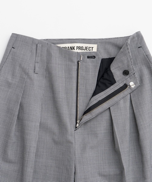 PRANK PROJECT（プランクプロジェクト）の「【2026Autumn Pre-Order】ピンチェックコクーンパンツ / Pin Check Cocoon Pants（スラックス・レディース・グレー・38/36）」の17枚目の写真