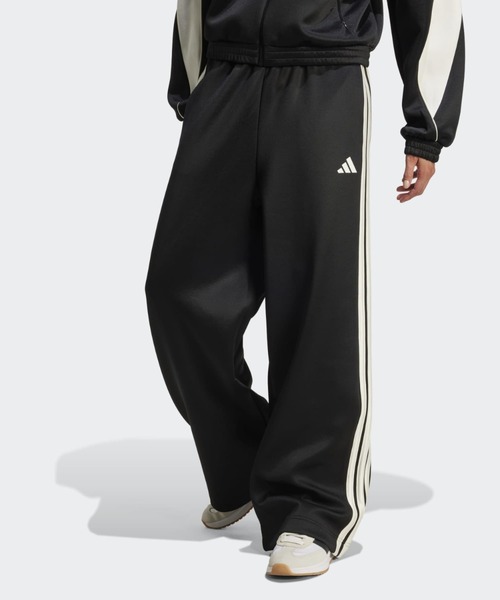 adidas(アディダス)の「スタジアム スリーストライプス トラックパンツ / アディダス adidas(スウェットパンツ・レディース・ブラック・LARGE/MEDIUM/SMALL/X-LARGE/X-SMALL)」の1枚目の写真