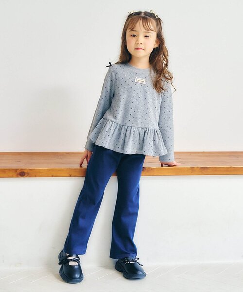 apres les cours(アプレレクール)の「ストラップスニーカーパンプス(パンプス・キッズ・シルバー/ブラック・18/19/14/16/17/15 )」の9枚目の写真