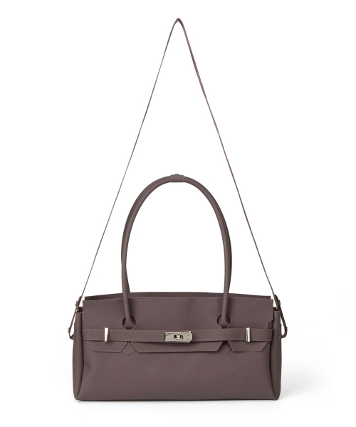 DEINET(ダイニット)の「JELLY TWO-WAY BAG IN BROWN(ショルダーバッグ・レディース・その他・FREE)」の4枚目の写真