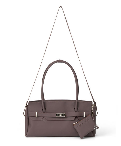 DEINET(ダイニット)の「JELLY TWO-WAY BAG IN BROWN(ショルダーバッグ・レディース・その他・FREE)」の5枚目の写真