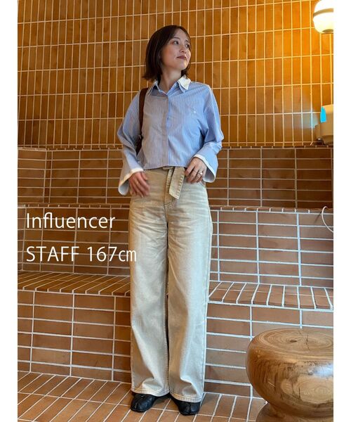POLO BCS(ポロ ビーシーエス)の「【POLO BCSコラボ】ボウタイシャツ【秋服】(シャツ/ブラウス・レディース・ピンク/イエロー/ブルー/ホワイト・SMALL/MEDIUM)」の8枚目の写真