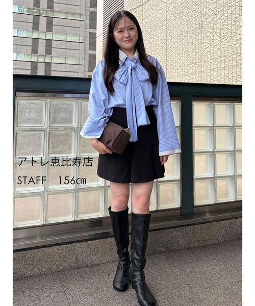 POLO BCS(ポロ ビーシーエス)の「【POLO BCSコラボ】ボウタイシャツ【秋服】(シャツ/ブラウス・レディース・ピンク/イエロー/ブルー/ホワイト・SMALL/MEDIUM)」の15枚目の写真