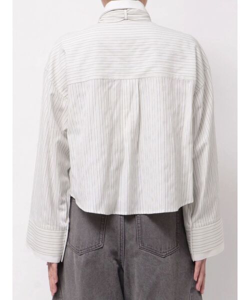POLO BCS(ポロ ビーシーエス)の「【POLO BCSコラボ】ボウタイシャツ【秋服】(シャツ/ブラウス・レディース・ピンク/イエロー/ブルー/ホワイト・SMALL/MEDIUM)」の21枚目の写真